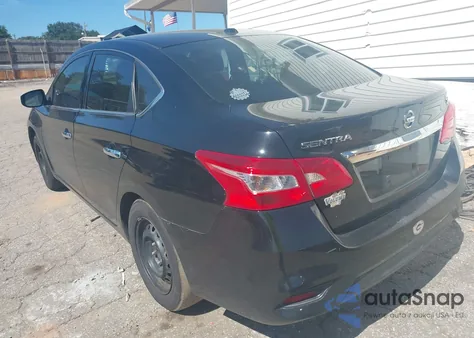 2016 Nissan Sentra из США, поврежденный, VIN 3N1AB7AP5GL641504